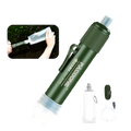 Mini Camping Water Filter Straw with Carbon Fiber for Survival