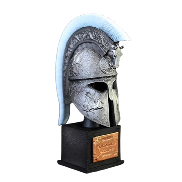 Sparta Model Resin Helmet Ornament for Home & Office Decor