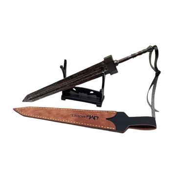 22cm Metal Greatsword 1:6 Medieval Weapon Replica Toy