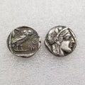Greek Coin Souvenir: Ancient Greece Moon Goddess Design