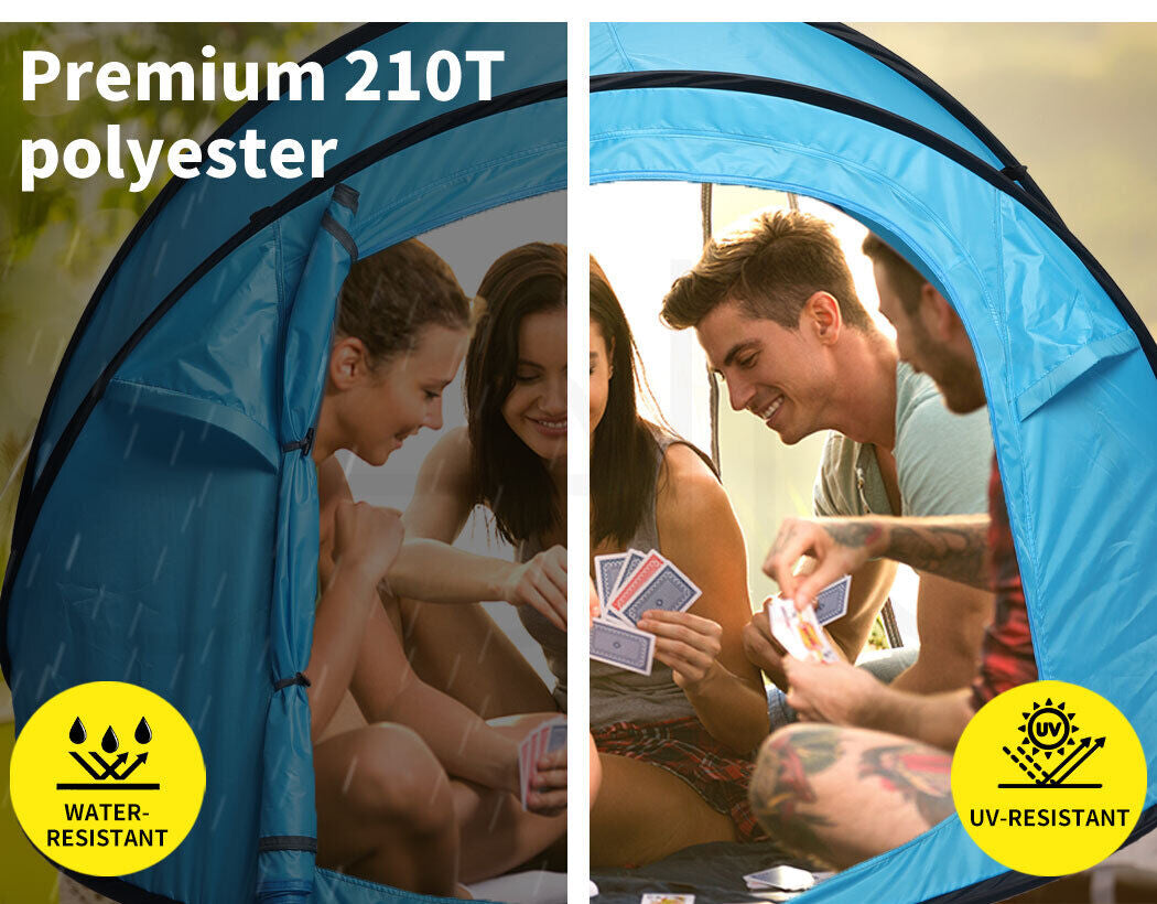 Pop-Up 4-Person Camping Tent