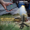 Rechargeable Telescopic Camping Lantern Dimmable Fishing Light