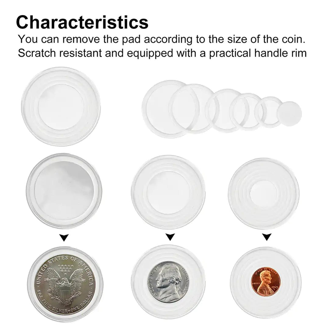 Coin Holder Storage Capsule