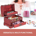 Traditional Wooden Jewelry Box - Oriental Style Wooden Box