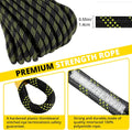 25Ft Vertical Roofing Rope with Safety Lanyard Harness