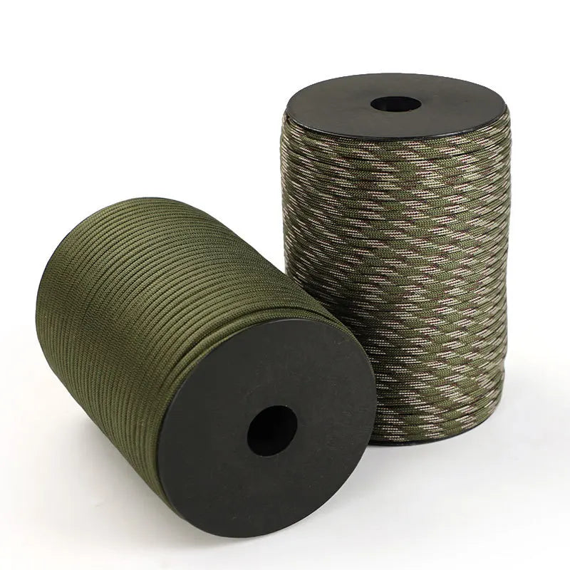 30M/ 50M/ 100M 550 Paracord 9-Core Military Standard Rope 4mm Survival