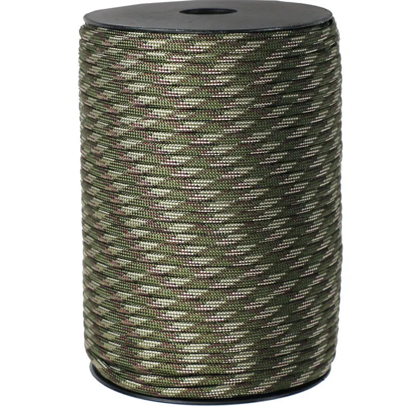 30M/ 50M/ 100M 550 Paracord 9-Core Military Standard Rope 4mm Survival