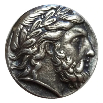 Ancient Greek 10 Drachma Replica Coin Bronze Collectible