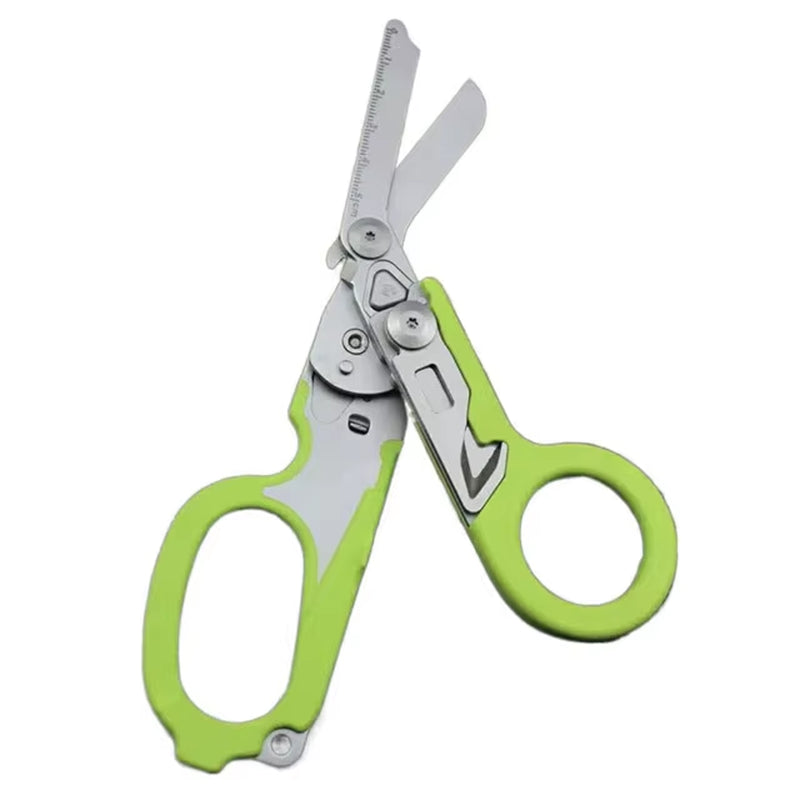 Portable Multifunction Tactical Shears Folding Scissors Tool