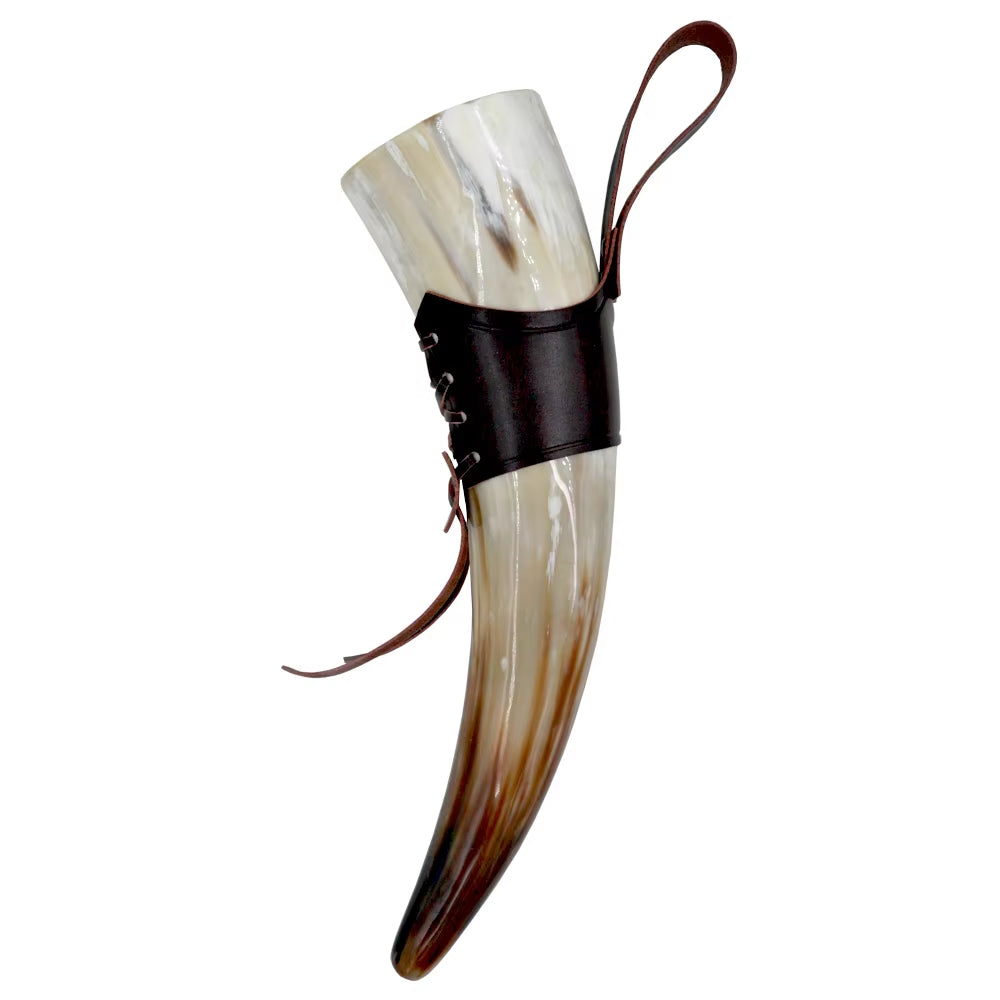 Viking Drinking Horn Mug with Stand