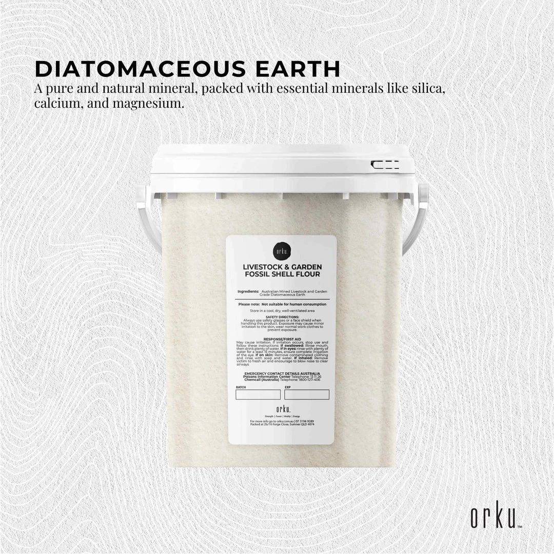 Diatomaceous Earth Flour Tub