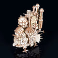 Colorful 3D Wooden Puzzle Magic Castle Movable Building Kit