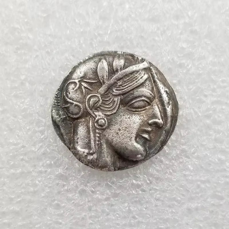 Greek Coin Souvenir: Ancient Greece Moon Goddess Design