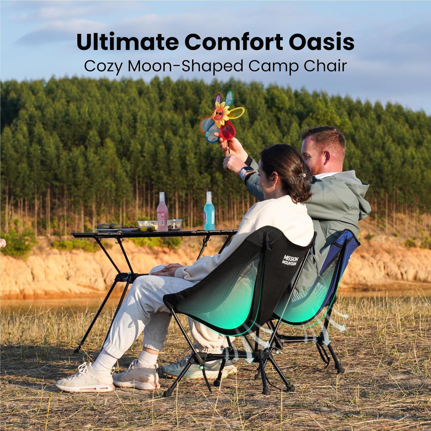 Compact Camping Chair, Lightweight Folding Camp Chairs