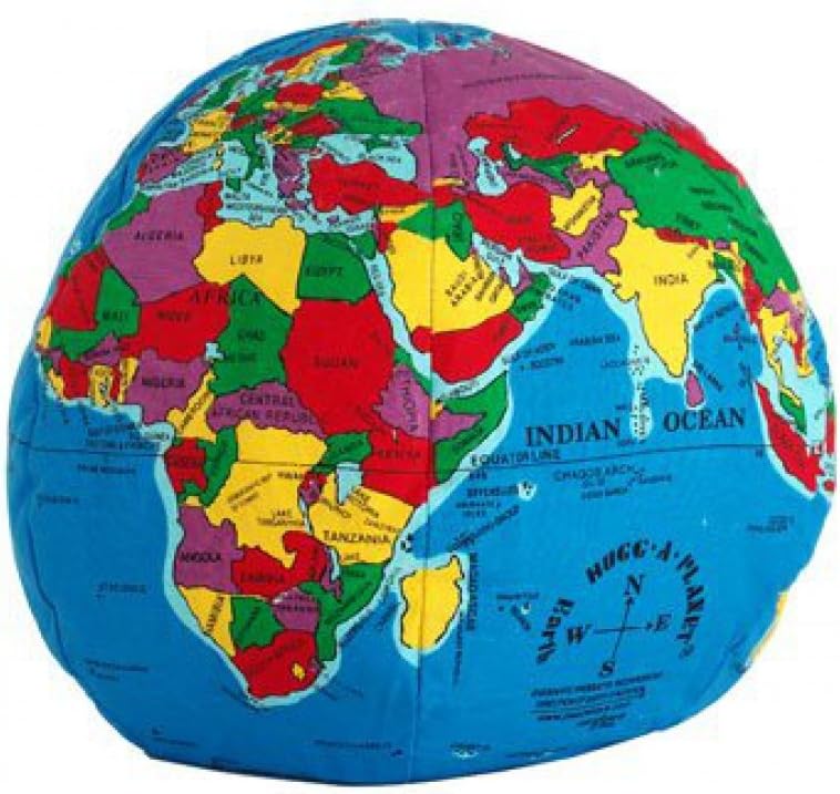 Classic Political Earth - the Original Soft & Huggable Planet Earth