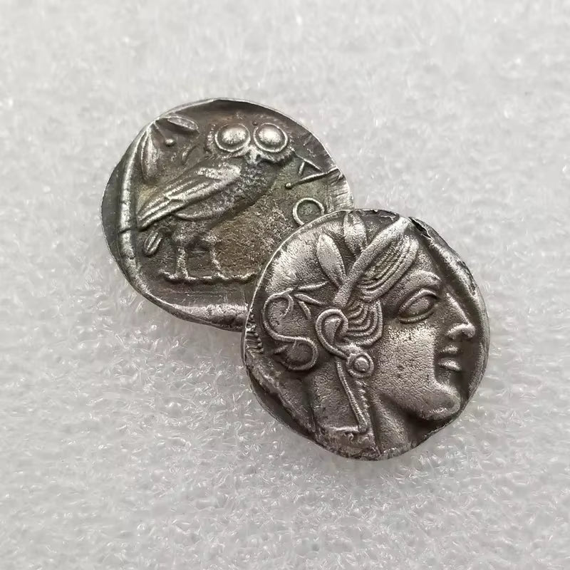 Greek Coin Souvenir: Ancient Greece Moon Goddess Design