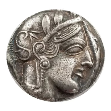 Greek Coin Souvenir: Ancient Greece Moon Goddess Design