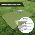 Heavy Duty Survival Blanket, Waterproof Emergency Thermal Tarp