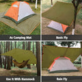 Waterproof Portable Tarp Multifunctional Outdoor Camping Traveling (Brown)