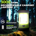 Rechargeable Camping Lantern, 3000LM 5 Light Modes Camping Light