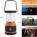 2 Pack LED Camping Lantern, Battery Powered LED 1800LM