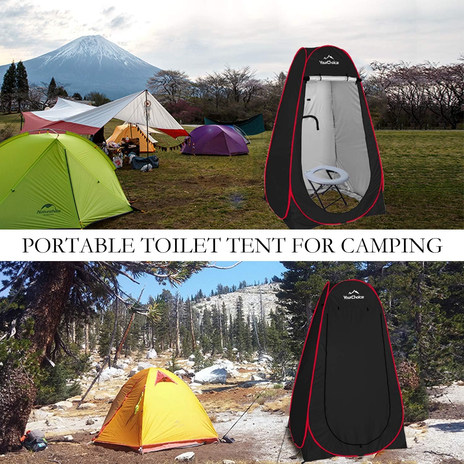 Privacy Tent - Pop up Shower Changing Toilet Tent Portable