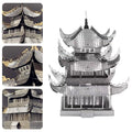 Yueyang Tower 3D Metal Puzzle Kit DIY Laser Cut Toy for Kids