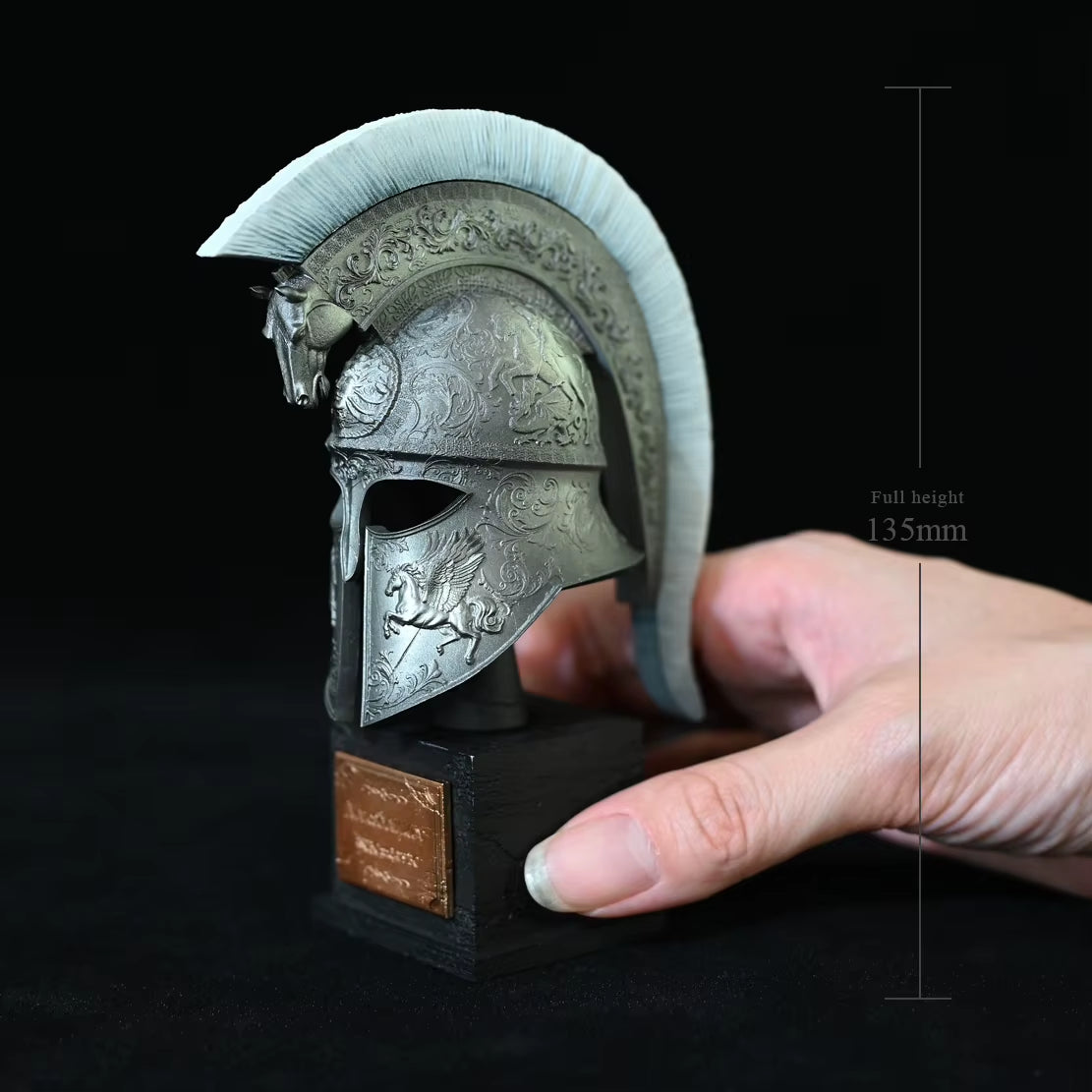 Sparta Model Resin Helmet Ornament for Home & Office Decor