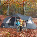 Spacious 10-Person Family Camping Tent