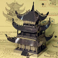 Yueyang Tower 3D Metal Puzzle Kit DIY Laser Cut Toy for Kids
