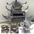 Yueyang Tower 3D Metal Puzzle Kit DIY Laser Cut Toy for Kids
