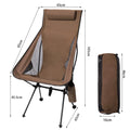 Portable Outdoor Camping Folding Chair Widened Ultra Light