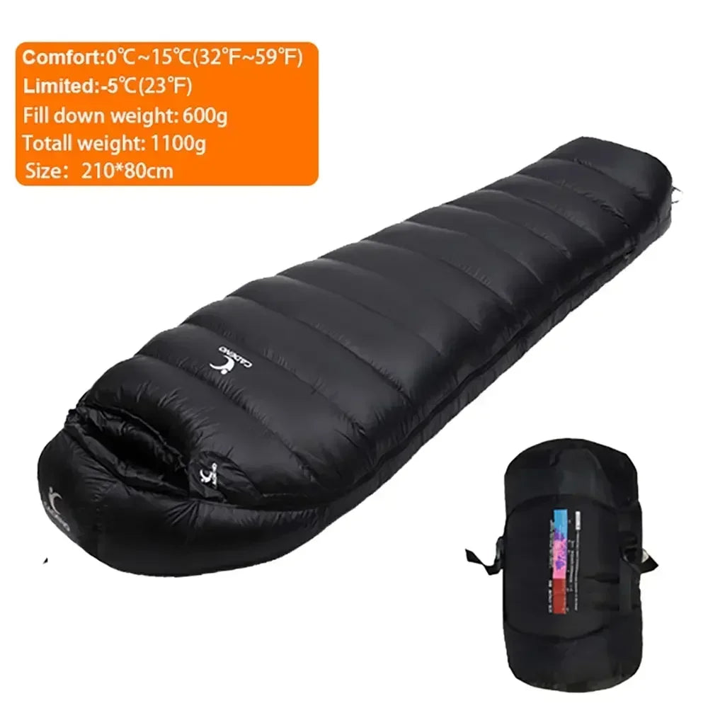 Winter Sleeping Bag down Outdoor Camping Portable Comforter Compression Thermal