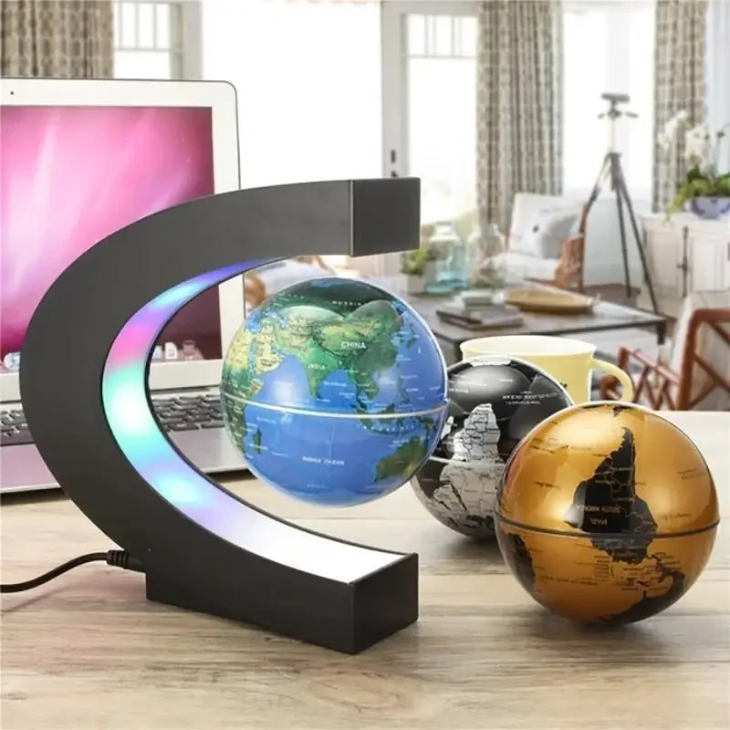 Magnetic Levitation Globe LED Light World Map Antigravity Lamp