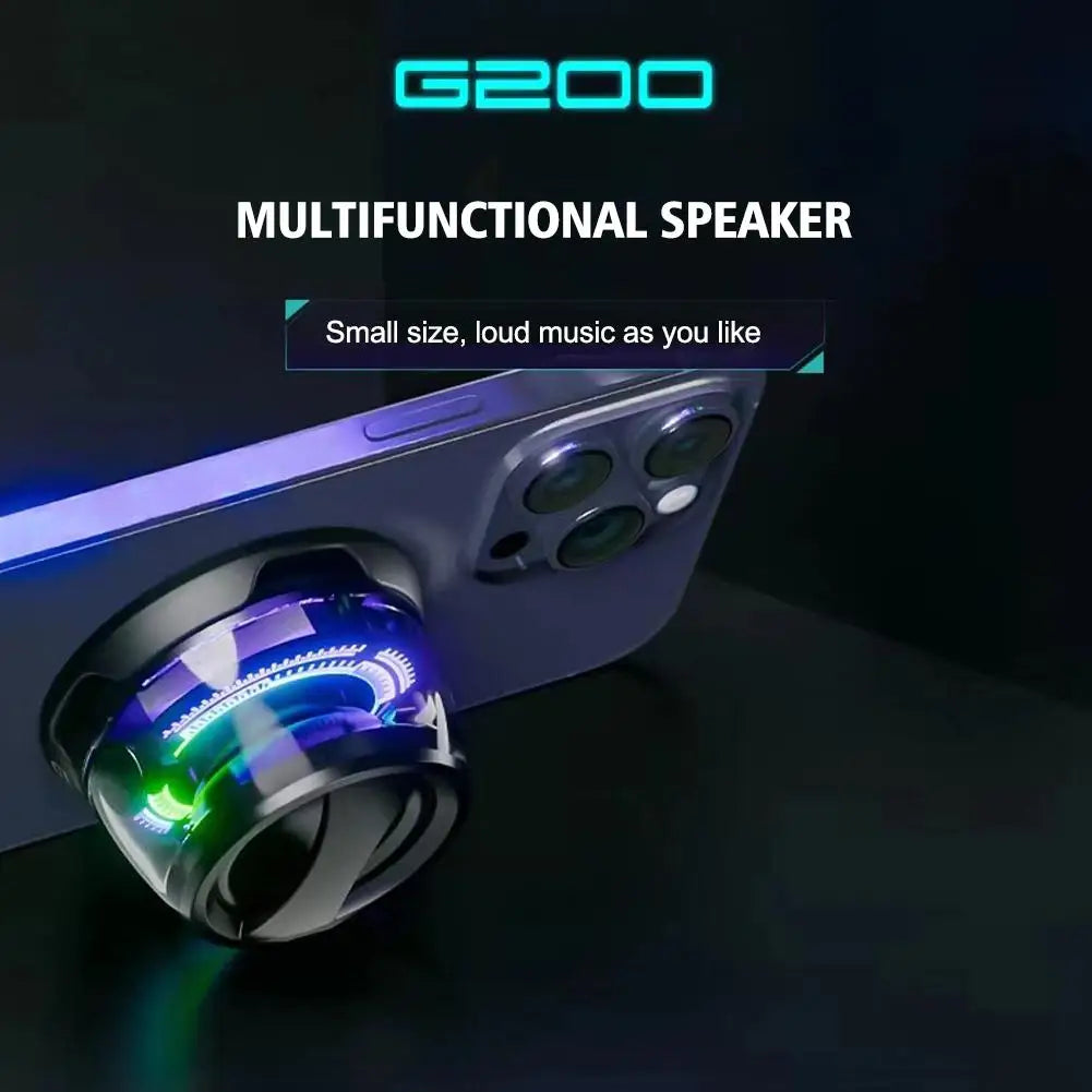 Portable Magnetic Bluetooth Speaker with Lighting