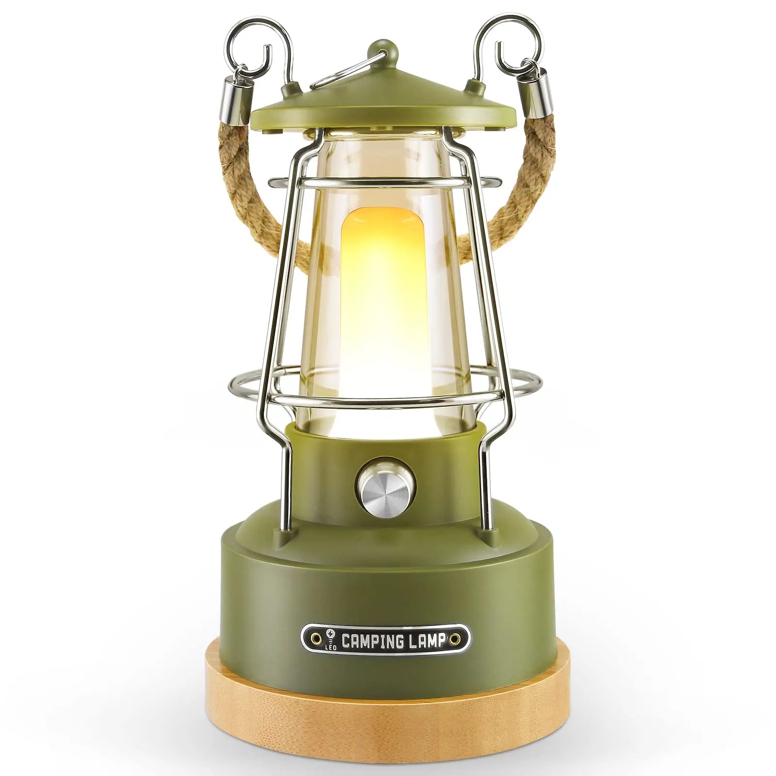 Rechargeable Dimmable LED Vintage Camping Lantern Battery Powered