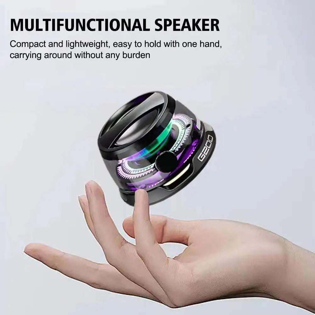 Portable Magnetic Bluetooth Speaker with Lighting