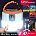 Outdoor Solar LED Camping Lanterns, USB Rechargeable, Portable