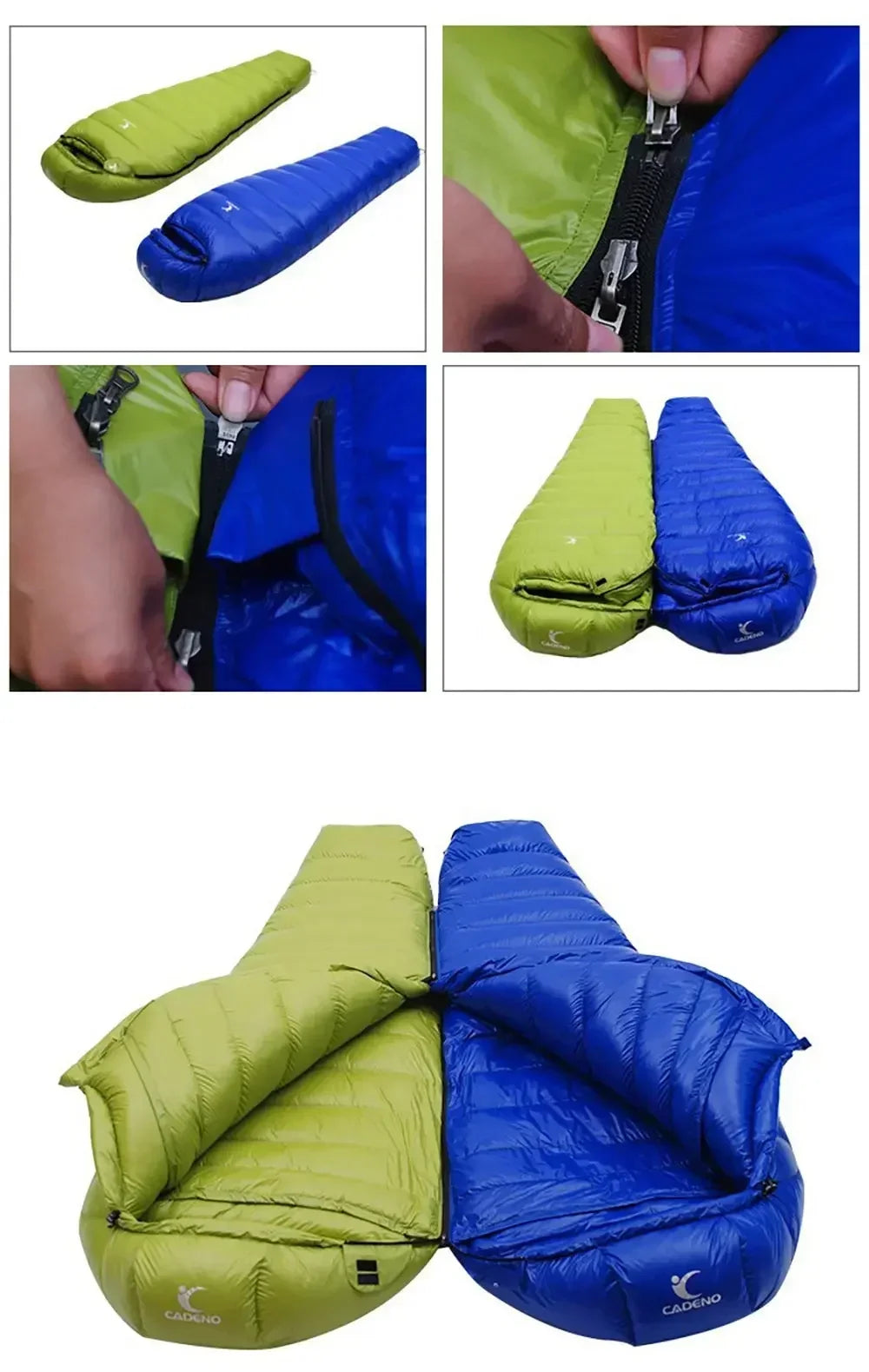 Winter Sleeping Bag down Outdoor Camping Portable Comforter Compression Thermal