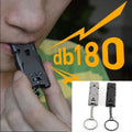 Portable Whistle Aluminum Alloy Double Tube SOS Survival Tool