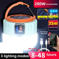 Outdoor Solar LED Camping Lanterns, USB Rechargeable, Portable