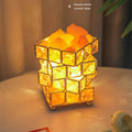 Himalayan Warm White Salt Lamp Natural Crystal Hand Carved Night Light