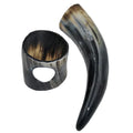 Viking Drinking Horn Mug with Stand