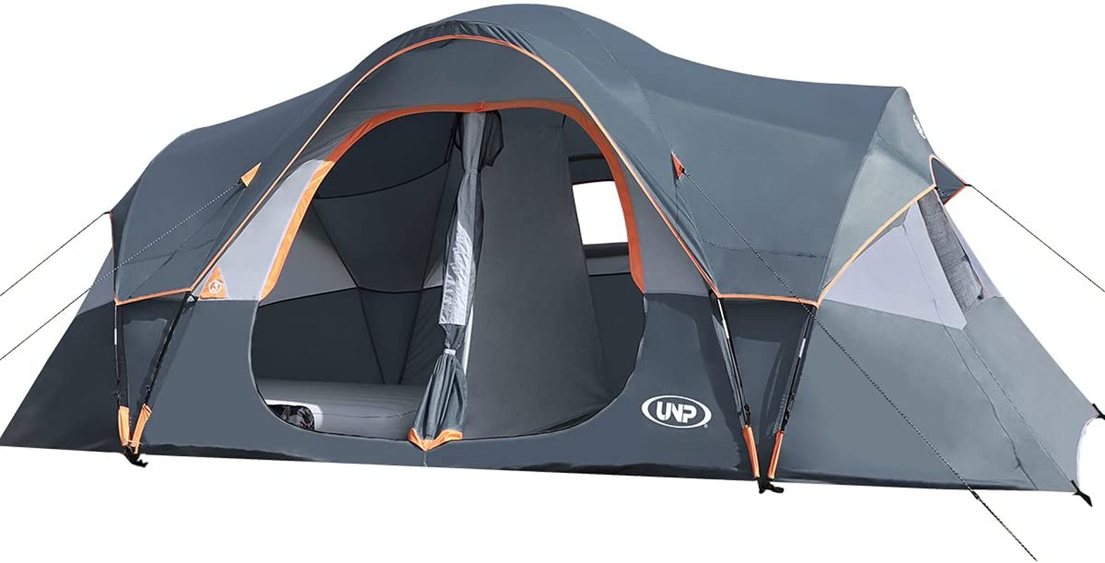 Spacious 10-Person Family Camping Tent