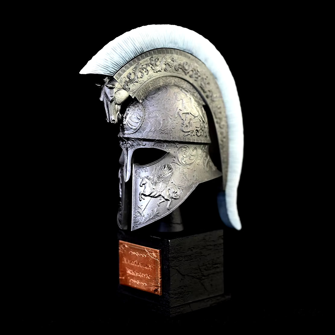 Sparta Model Resin Helmet Ornament for Home & Office Decor