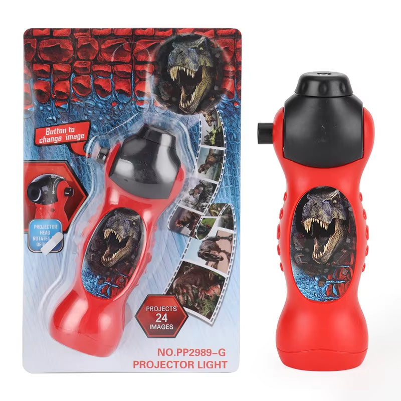 Dinosaur Shark Projector Flashlight - Educational Night Toy