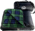 Quilted Fleece Stadium Blanket Large Waterproof Windproof Extra Thick 350 GSM