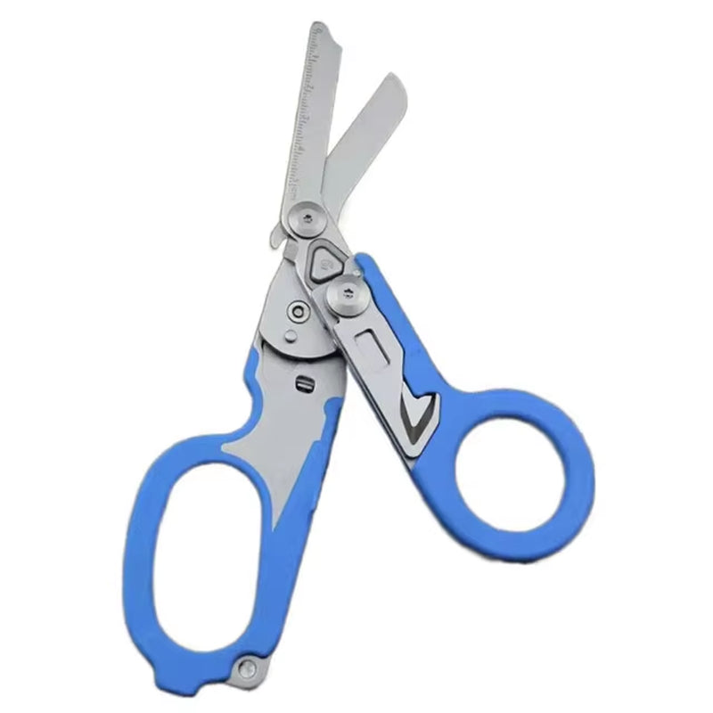 Portable Multifunction Tactical Shears Folding Scissors Tool