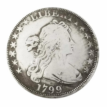 1799 Silver Dollar Replica Coin – Bronze Crafts Collectible
