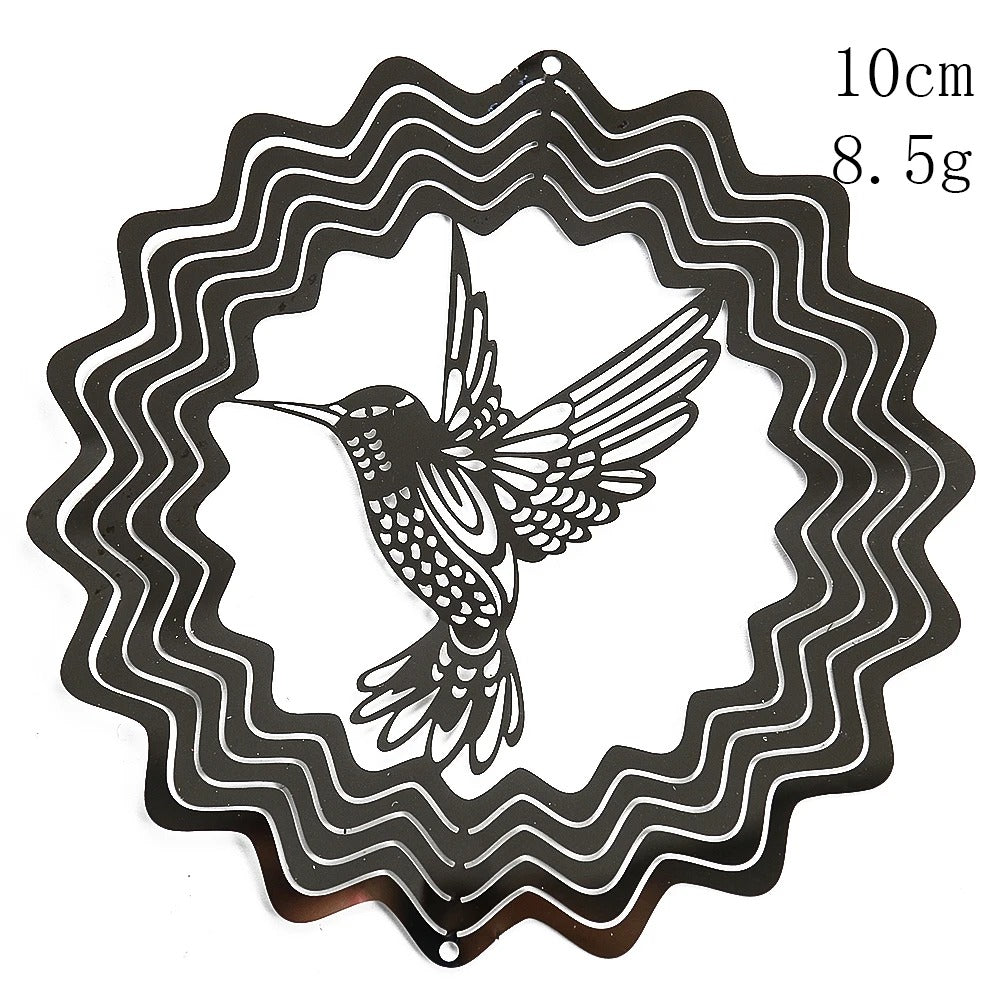 3D Tree of Life Wind Spinner – Hanging Garden Light Decor